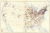 USA. Value of products / sq mile at 12th census  1900 old antique map chart