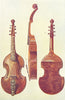 MUSICAL INSTRUMENTS. Viola D'Amore 1945 old vintage print picture