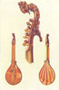 MUSICAL INSTRUMENTS. Cetera, by Antonius Stradivarius 1945 old vintage print