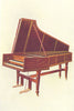 MUSICAL INSTRUMENTS. The Empress Harpsichord 1945 old vintage print picture