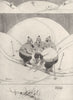 HEATH ROBINSON. The only way out of an Awkward Predicament 1920 old print