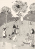 HEATH ROBINSON. Spring cleaning in Highgate woods 1920 old antique print