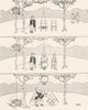 HEATH ROBINSON. Hoisting the chaperone 1920 old antique vintage print picture