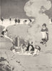 HEATH ROBINSON. Tempering water shorn lamb new waterside geyser holidays 1920