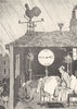 HEATH ROBINSON. What shall I put on? Weather indicator, morning 1920 old print
