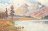 SWITZERLAND. St Moritzbad. Piz Albana and Piz Julier from the Statzer see 1907