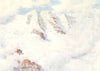 SWITZERLAND. The Bernina Valley. The Piz Palu from the Diavolezza Hut 1907