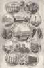 UK. Manchester;Tintern;Dover;Blenheim;Eddystone;Portsmouth;Scarsdale;Menai  1845