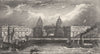 LONDON. Greenwich Hospital. DUGDALE 1845 old antique vintage print picture