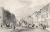 HERTS. Watford. DUGDALE 1845 old antique vintage print picture