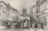 KENT. Dartford. DUGDALE 1845 old antique vintage print picture