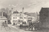HAMPSTEAD. The Spaniards Tavern. DUGDALE 1845 old antique print picture