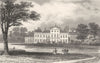 LONDON. The Royal Palace, Kensington. DUGDALE 1845 old antique print picture