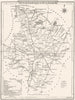 HUNTINGDONSHIRE. County map. Polling places. Coach roads. DUGDALE 1845 old