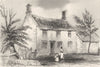 YORKSHIRE. The Birth-place of Sir Isaac Newton, Woolsthorpe. DUGDALE 1845