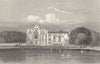 NOTTINGHAMSHIRE. Newstead Abbey. DUGDALE 1845 old antique print picture