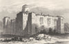 ESSEX. Colchester Castle, Essex. DUGDALE 1845 old antique print picture