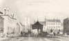NORTHUMBERLAND. Morpeth. DUGDALE 1845 old antique vintage print picture