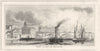LONDON. New London Bridge. DUGDALE 1845 old antique vintage print picture