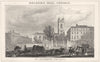 DEVON. St Andrew's Church. DUGDALE 1845 old antique vintage print picture