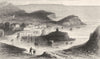 DEVON. Ilfracombe, from Hilsborough. DUGDALE 1845 old antique print picture