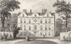 LONDON. Kew Palace, Surrey. DUGDALE 1845 old antique vintage print picture