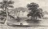 HAMPSHIRE. Stratfield Saye, Hampshire. DUGDALE 1845 old antique print picture