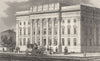 LONDON. Goldsmith's hall. DUGDALE 1845 antique vintage print picture