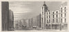 LONDON. Gracechurch Street, London. DUGDALE 1845 old antique print picture