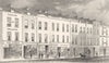 LONDON. Shoreditch, London. DUGDALE 1845 old antique vintage print picture