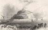 CORNWALL. St Michael's Mount, Cornwall. DUGDALE 1845 old antique print picture