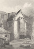 GLOUCESTERSHIRE. The Vicarage Woodchester. DUGDALE 1845 old antique print