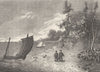 ISLE OF WIGHT. Near Ryde, I W. DUGDALE 1845 old antique vintage print picture