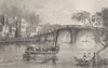 LONDON. Kew. DUGDALE 1845 old antique vintage print picture