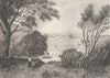 DEVON. Teignmouth, Devon. DUGDALE 1845 old antique vintage print picture