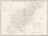 NORTHAMPTONSHIRE. County map. Polling places. Coach roads. DUGDALE 1845