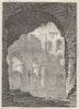 KENT. Interior at the keep Rochester Castle, Kent. DUGDALE 1845 old print