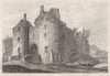 GLOUCESTERSHIRE. St Briavell's Castle, Gloucestershire. DUGDALE 1845 old print