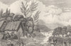 LONDON. View near Barking. DUGDALE 1845 old antique vintage print picture