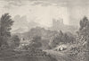 WALES. Newport Castle, Pembrokeshire. DUGDALE 1845 old antique print picture