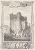NORTHUMBERLAND. W Castle Castle Northumba Vol I. DUGDALE 1845 old print