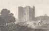 SCOTLAND. Bothwell Castle, Northumberland. DUGDALE 1845 old antique print