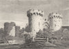 KENT. Cooling Castle, Kent. DUGDALE 1845 old antique vintage print picture