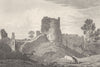 MONMOUTH. Caldicote Castle, Monmouthshire. DUGDALE 1845 old antique print