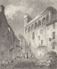 WALES. Swansea Castle. DUGDALE 1845 old antique vintage print picture