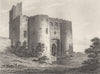 WALES. Kidwelly Castle. DUGDALE 1845 old antique vintage print picture
