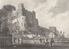 KENT. Rochester Castle. DUGDALE 1845 old antique vintage print picture