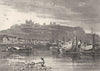 KENT. Dover Castle. DUGDALE 1845 old antique vintage print picture