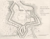 BERKSHIRE. Donnington Castle. DUGDALE 1845 old antique vintage map plan chart