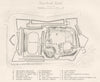 ISLE OF WIGHT. Carisbrooke Castle. DUGDALE 1845 old antique map plan chart